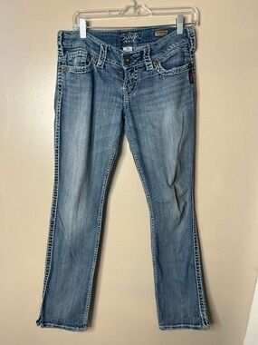 Silver Jeans Women's Medium Blue Boot Cut Jeans